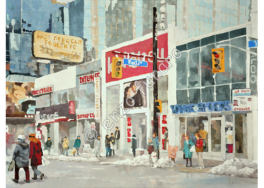  Boxing Day - Oil on Canvas by Enzo 